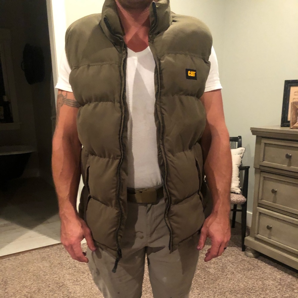 CAT puffer vest. Great condition.